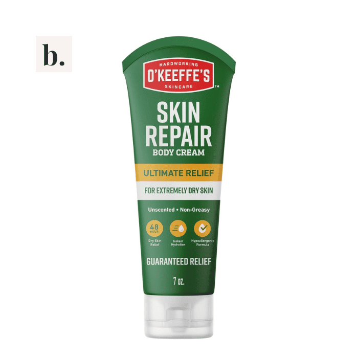 O'Keeffe's Skin Repair Rough & Bumpy Relief Body Cream 2 O'Keeffe's Skin Repair Body Cream for dry, rough skin relief.