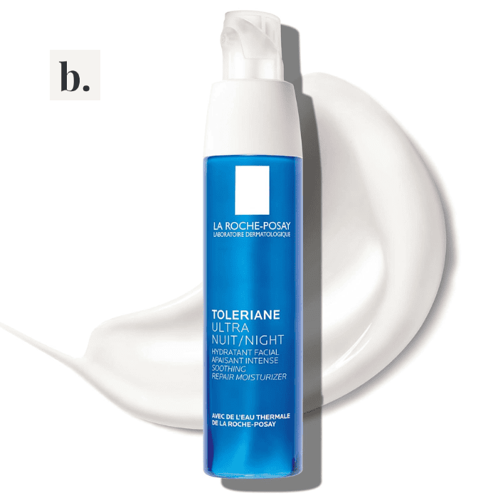 La Roche-Posay Toleriane Dermallergo Night Moisturizer 2 La Roche-Posay Toleriane Ultra Night moisturizer for sensitive skin.