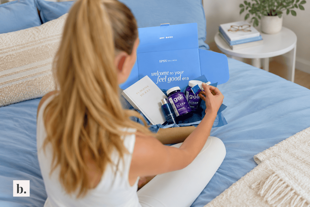Wellness Unboxing in a Cozy Bedroom