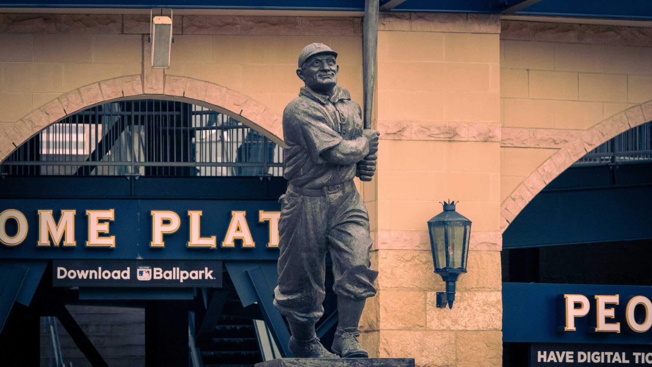 Honus Wagner Statue outside of PNC Park