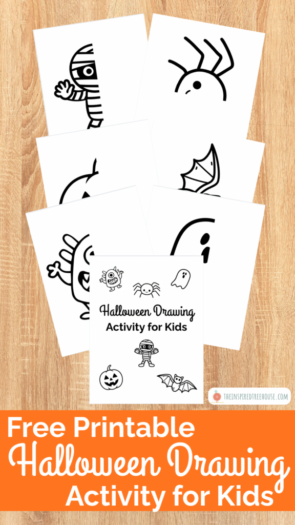 Free Printable Halloween Drawing Activity