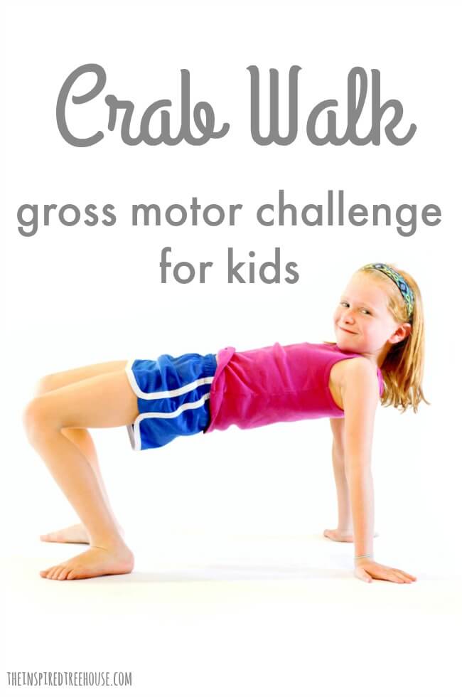 The Inspired Treehouse - This gross motor skills challenge is great for building core strength and more!