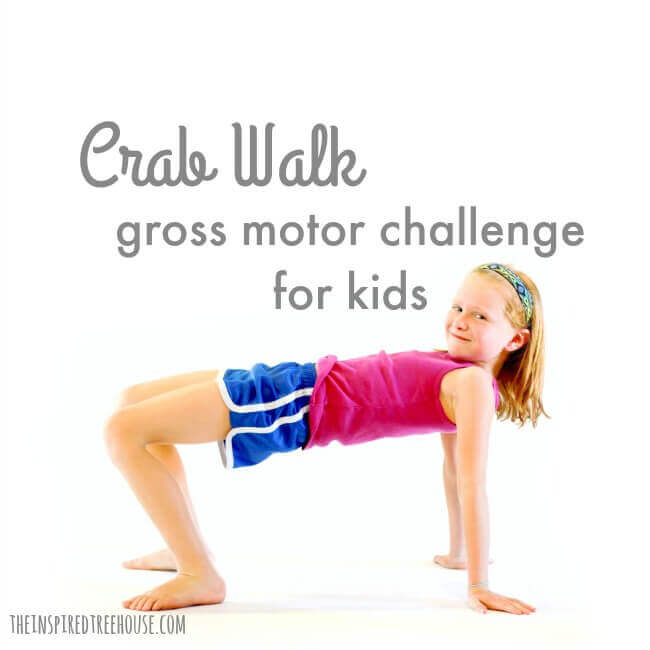The Inspired Treehouse - This gross motor skills challenge is great for building core strength and more!