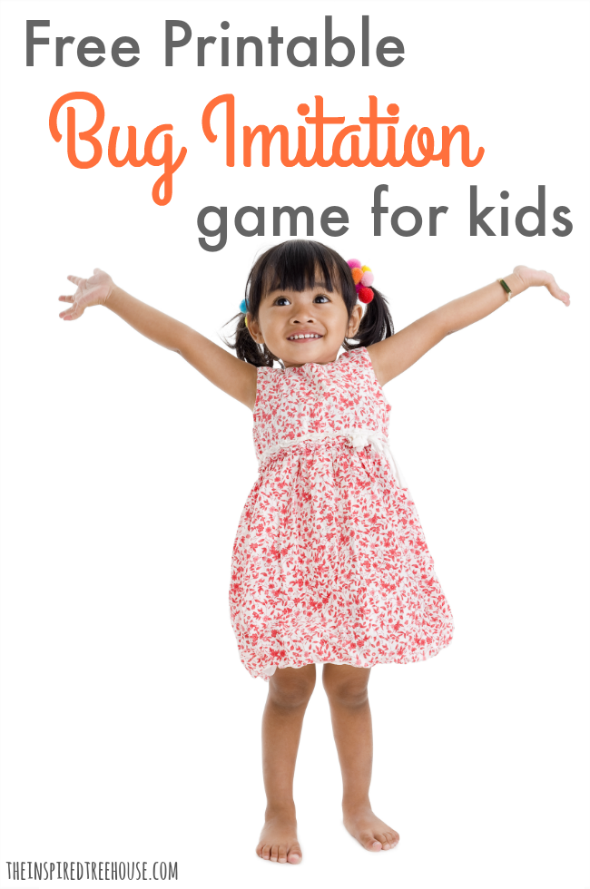 The Inspired Treehouse - This is one of our favorite insect games - kids will love pretending to be all different kinds of bugs by choosing a card from the free printable!