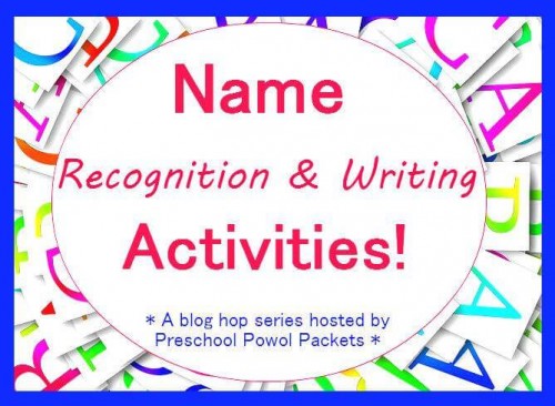 name recognition and writing activities