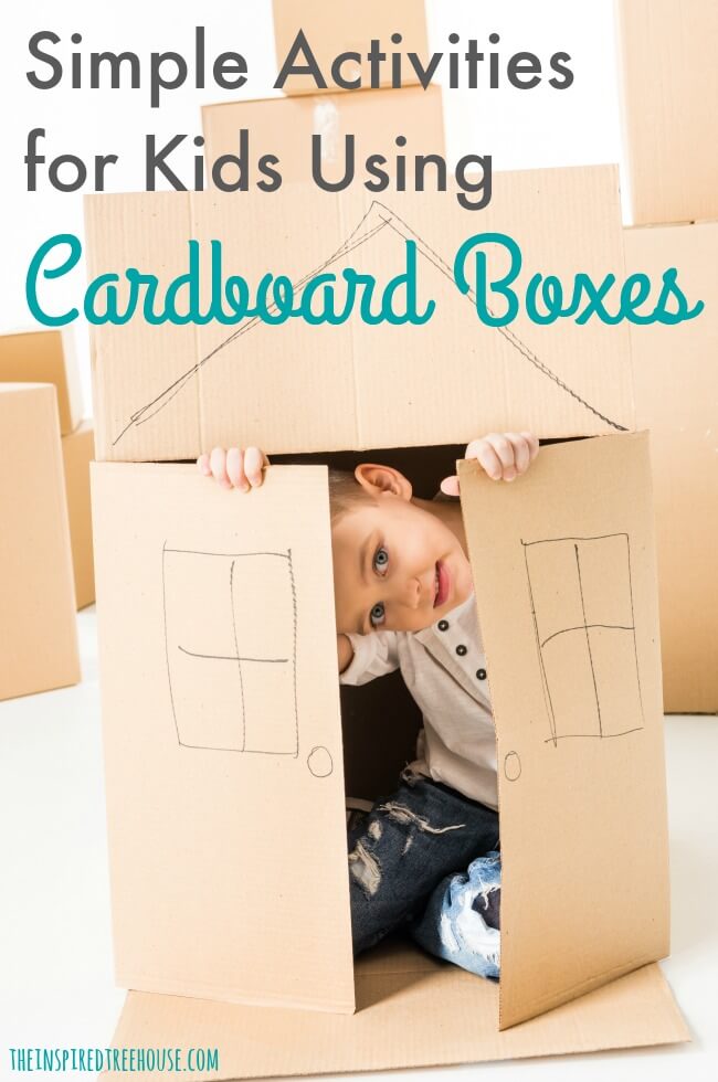 The Inspired Treehouse - These fun and simple activities with cardboard boxes will keep kids of all ages and ability levels entertained and engaged!