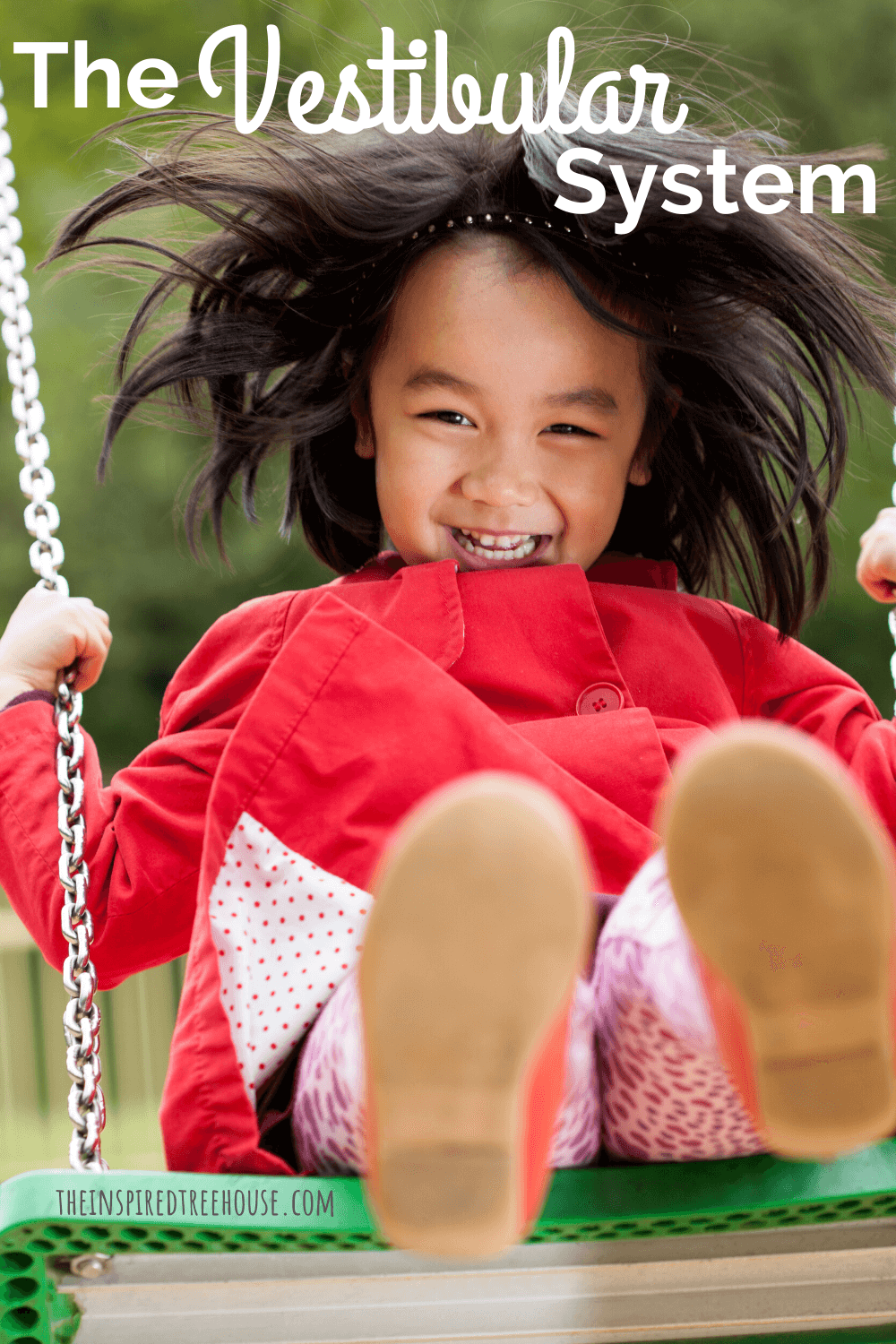child on swing