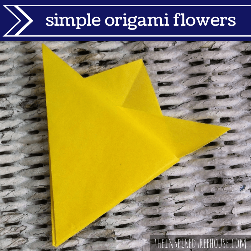 fine motor activities origami flowers