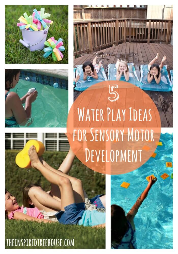 5 water activities for kids sensory motor develoment