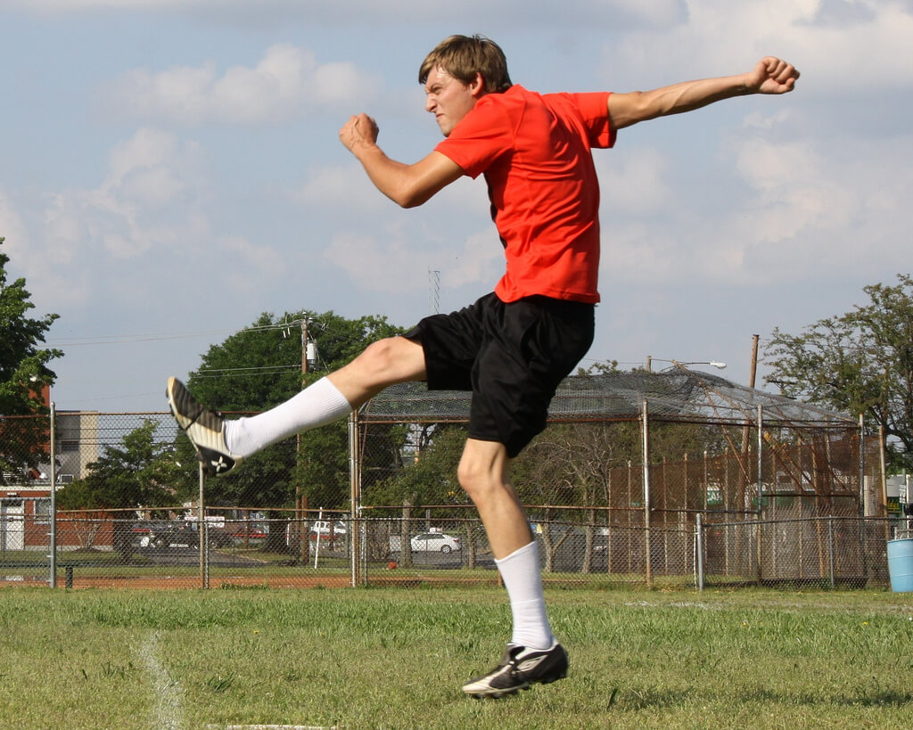 gross motor activities dodgeball kickball mashup