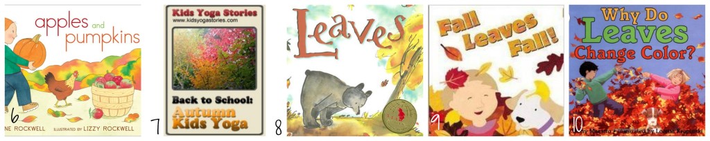 fall activities and books for kids collage 2