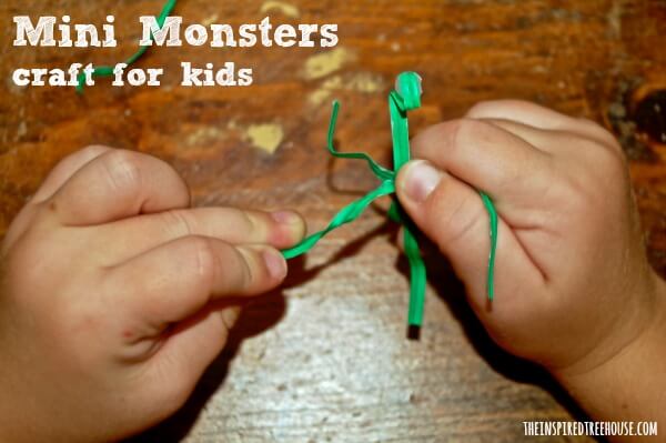 mini monster craft for kids project