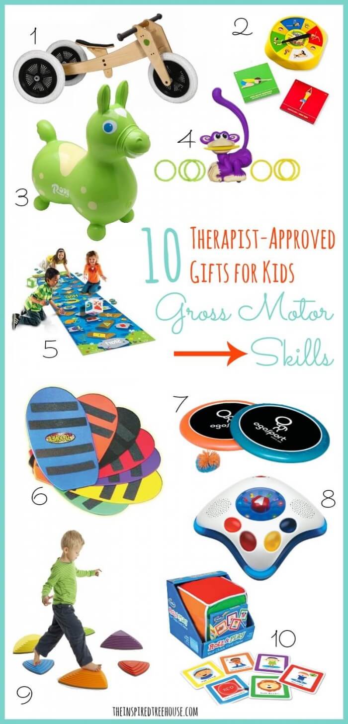 Pictures of gift ideas for gross motor skills