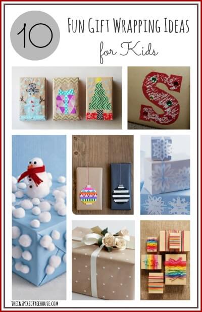 10 fun gift wrapping ideas for kids title