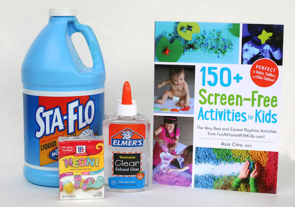 screen free kids activities supplies