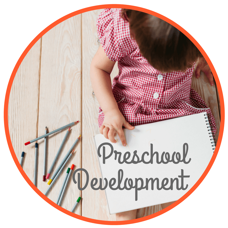 The Inspired Treehouse - Find out more about preschool development and what developmental milestones to expect at this age.