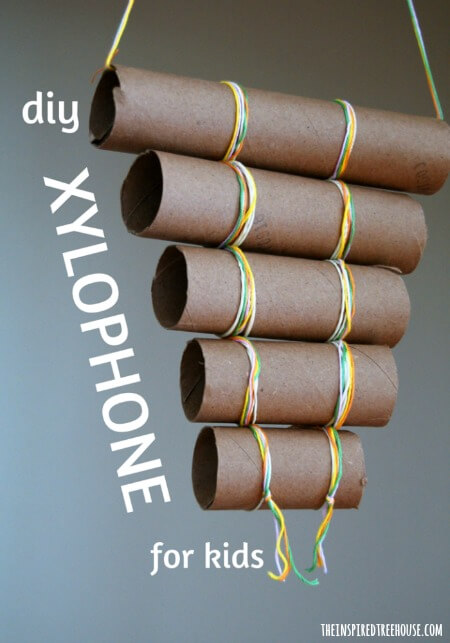 DIY xylophone homemade instruments