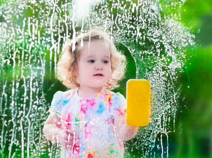 The Inspired Treehouse - Read on to learn how common everyday chores for kids can help boost strength, proprioception, bilateral coordination, midline crossing, fine motor skills, visual skills, and cognitive skills!