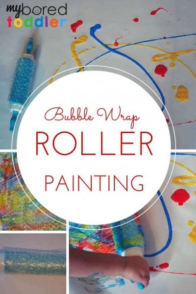 Bubble-wrap-roller-painting-pinterest