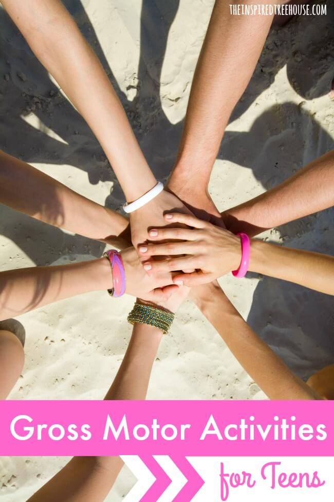 gross motor activities for teens pin