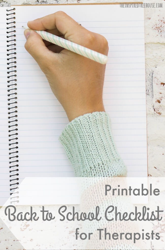 The Inspired Treehouse - Print off this back to school list to help you check off all of the important tasks you need to accomplish to start the school year off right!