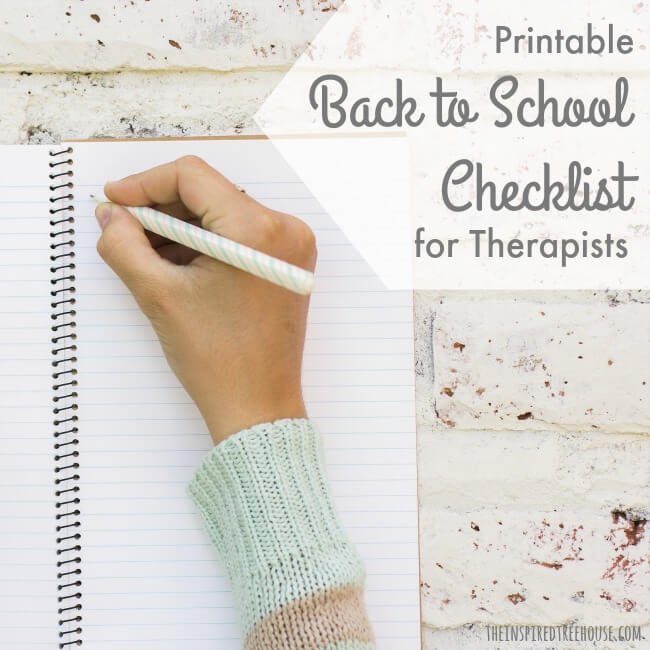 The Inspired Treehouse - Print off this back to school list to help you check off all of the important tasks you need to accomplish to start the school year off right!