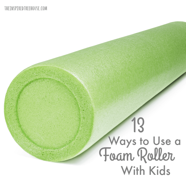 The Inspired Treehouse - A foam roller is fairly cheap and there are so many developmental skills that you can promote by using one!