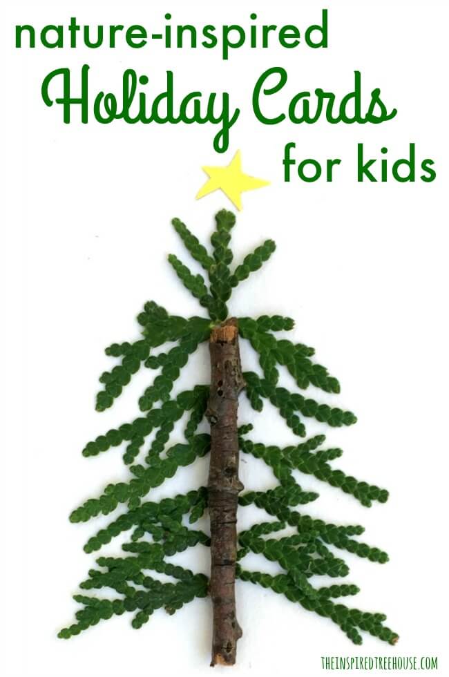 The Inspired Treehouse - Check out these simple DIY Christmas Cards - the perfect holiday craft to make with a group of kids!