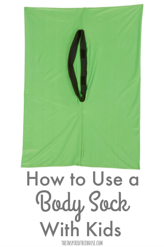 The Inspired Treehouse - What is a body sock? Why is it beneficial for kids? And how the heck do you use one? Check out one of our favorite materials for building developmental skills for kids!