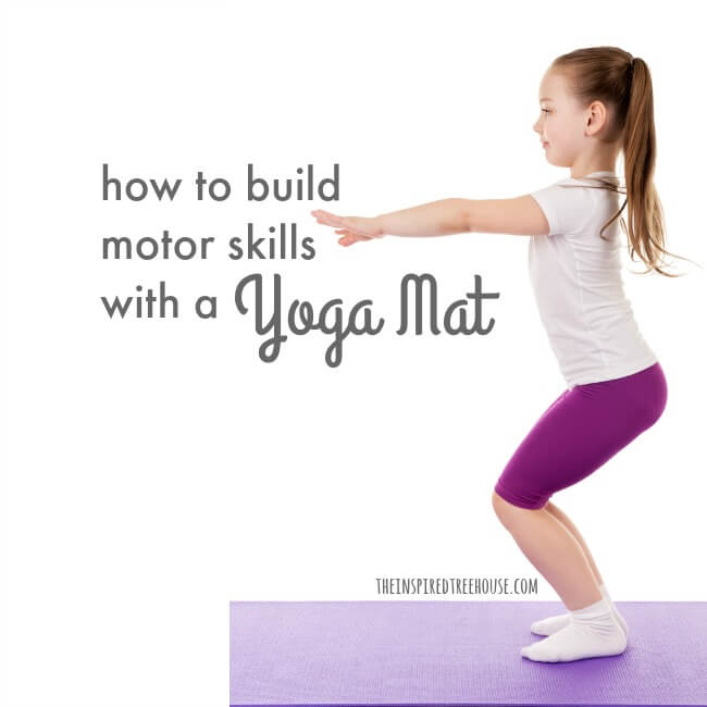 The Inspired Treehouse - Lots of great ideas for simple activities for kids using only a yoga mat!