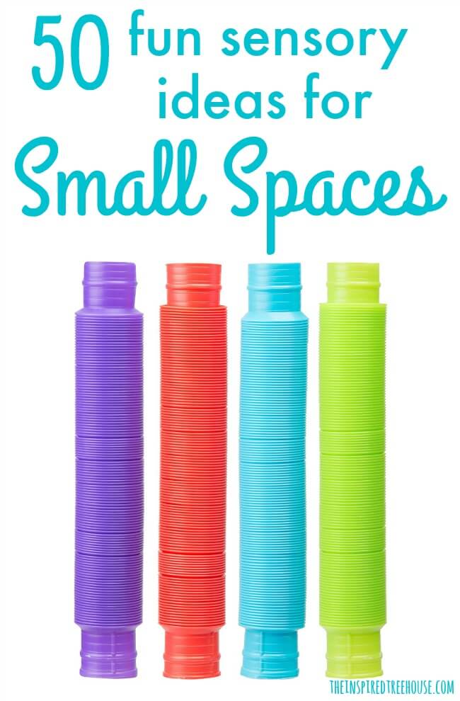 The Inspired Treehouse - Some of our best sensory ideas for small spaces! From movement activities, to tactile activities, to visual activities, and more!