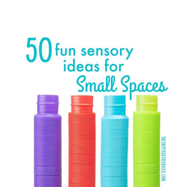 The Inspired Treehouse - Some of our best sensory ideas for small spaces! From movement activities, to tactile activities, to visual activities, and more!