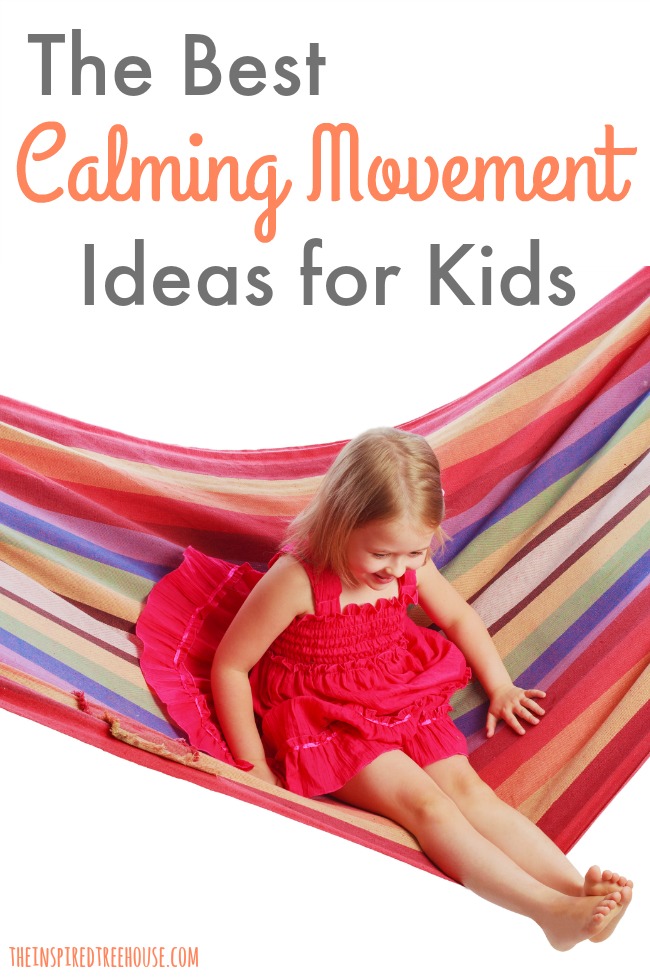 These easy activities all use repetitive, rhythmic movement to provide gentle stimulation to the vestibular system, which can help keep kids calm.