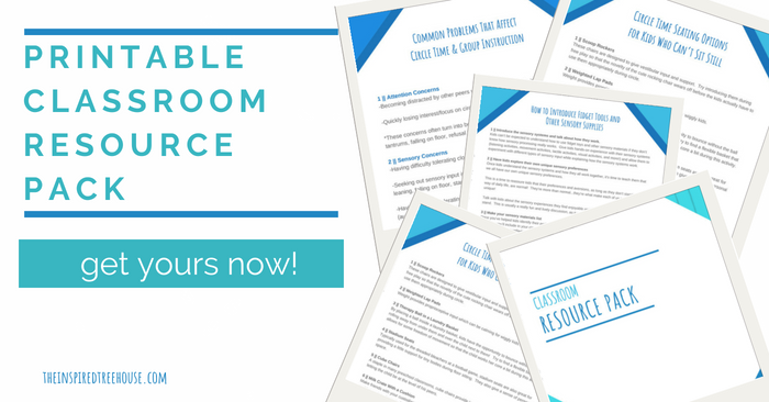 The Inspired Treehouse - In this printable pack of classroom resources, you'll find tips and information to support all kids in the school setting.