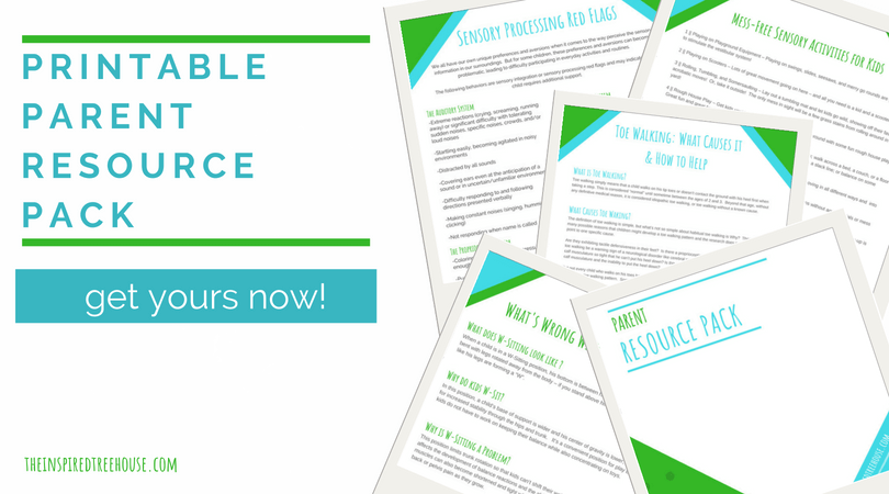 The Inspired Treehouse - In this printable pack of parent resources, you'll find tips and information that will help support all areas of development for kids.