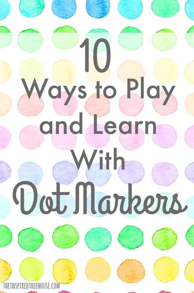 The Inspired Treehouse - Dot markers are one of our all-time favorite therapy supplies! There are so many fun ways to use them to promote fine motor and visual motor skills!
