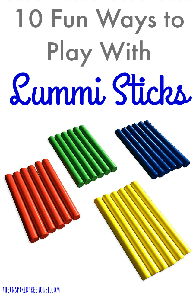 The Inspired Treehouse - Lummi Sticks are a great way to promote all kinds of developmental skills for kids!  Check out our favorite ways to play!