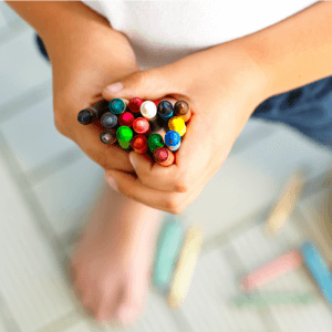 The Inspired Treehouse - These drawing tools are perfect for toddlers and young kids because they promote effective grasp patterns and give kids good control as they learn to make shapes and lines.