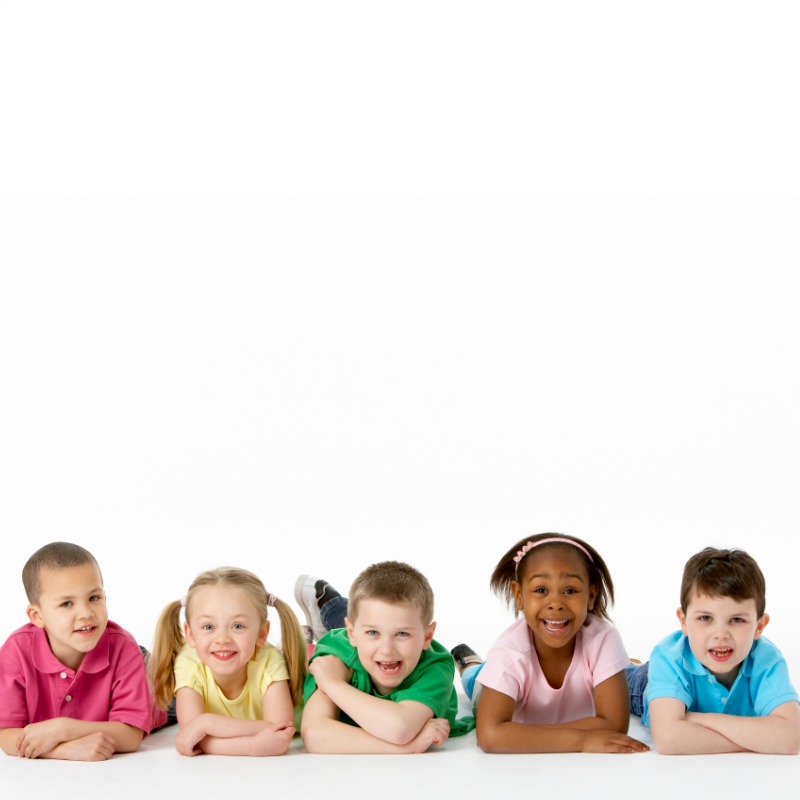 kids lying on the floor side by side