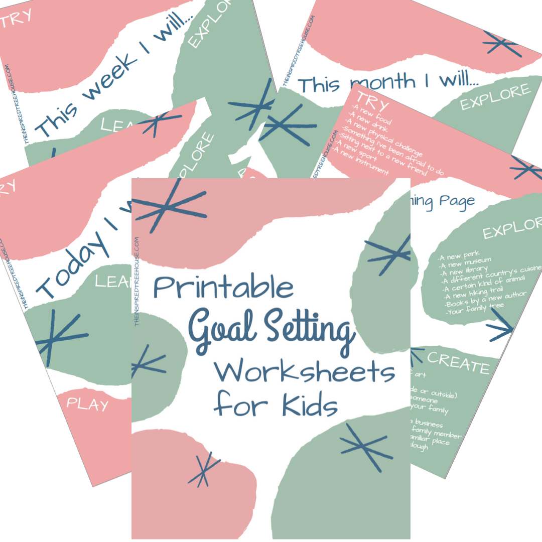 printable goal setting worksheets for kids