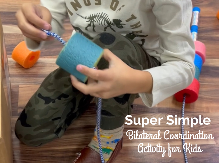 pool noodle bilateral coordination activities