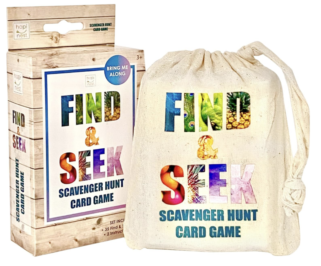 Scavenger hunt ideas for kids - Find & Seek Cards