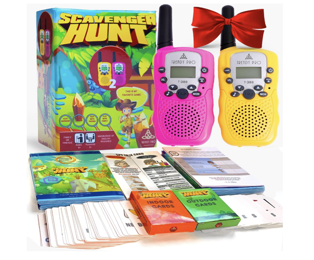 Scavenger Hunt Ideas for Kids - Walkie Talkie Scavenger Hunt