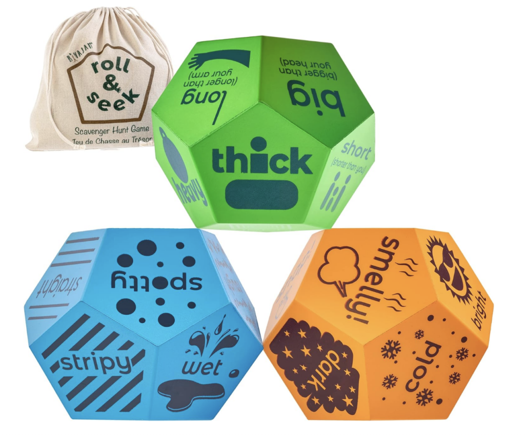 Scavenger Hunt Ideas for Kids - Scavenger Hunt Dice