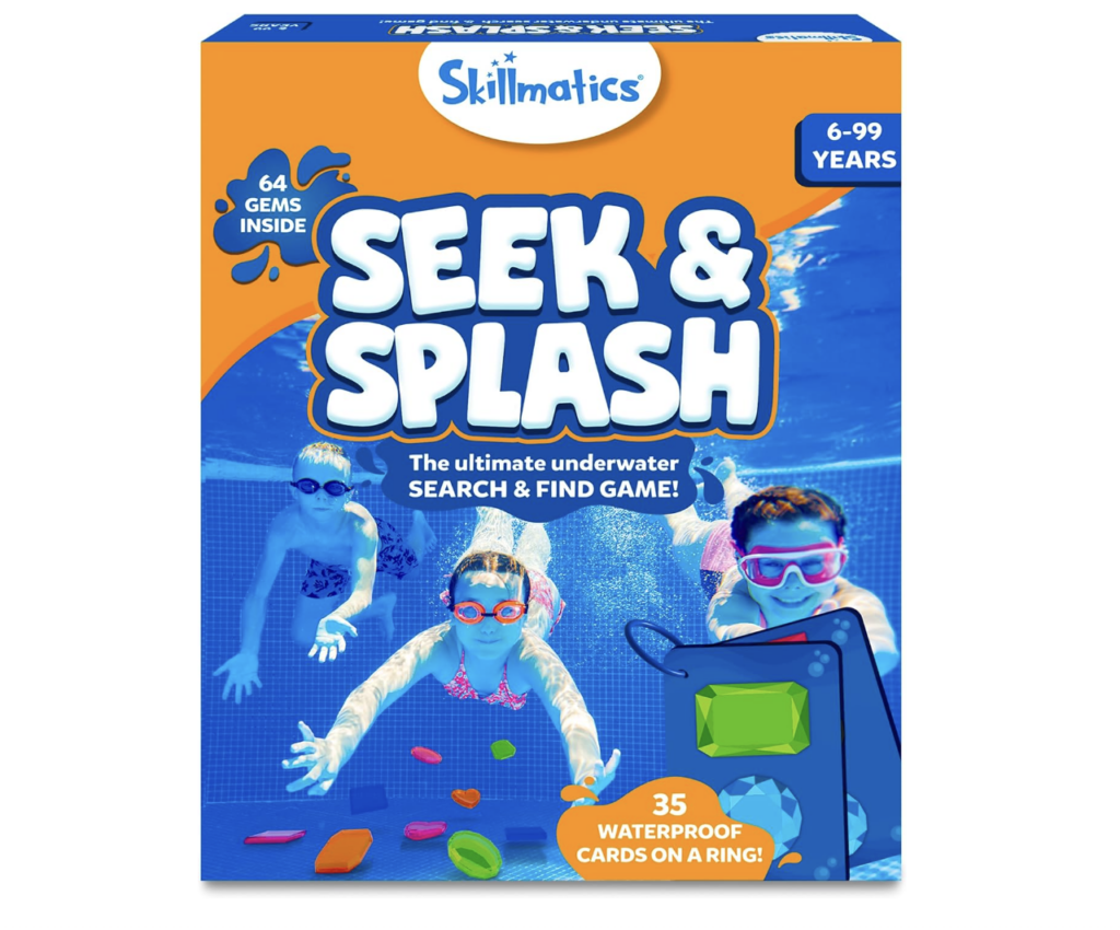 Scavenger hunt ideas for kids - Seek & Splash Cards