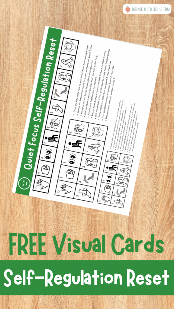 Free Printable Self-Regulation Visual