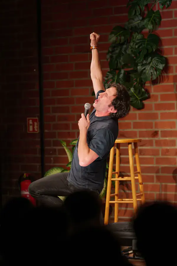 Big moment on stage at Scriptless improv comedy