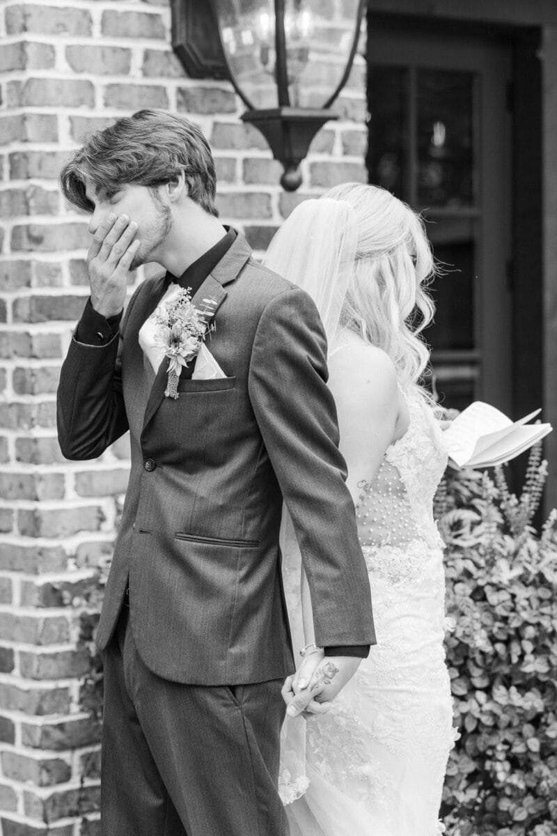 Catawba Falls Events wedding photographer capturing emotional vows