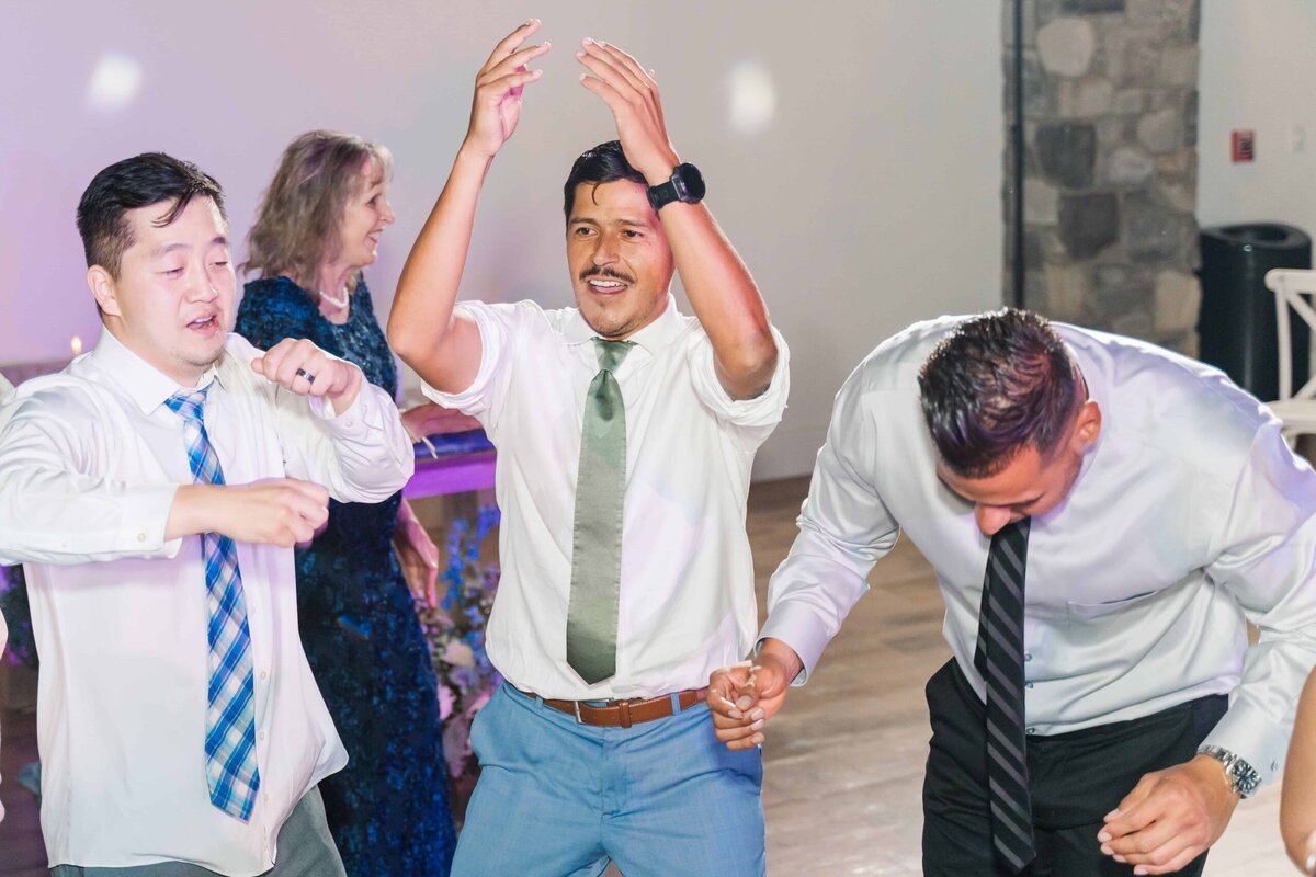 Guests dancing at Dugaren Venues & Vineyards Wedding