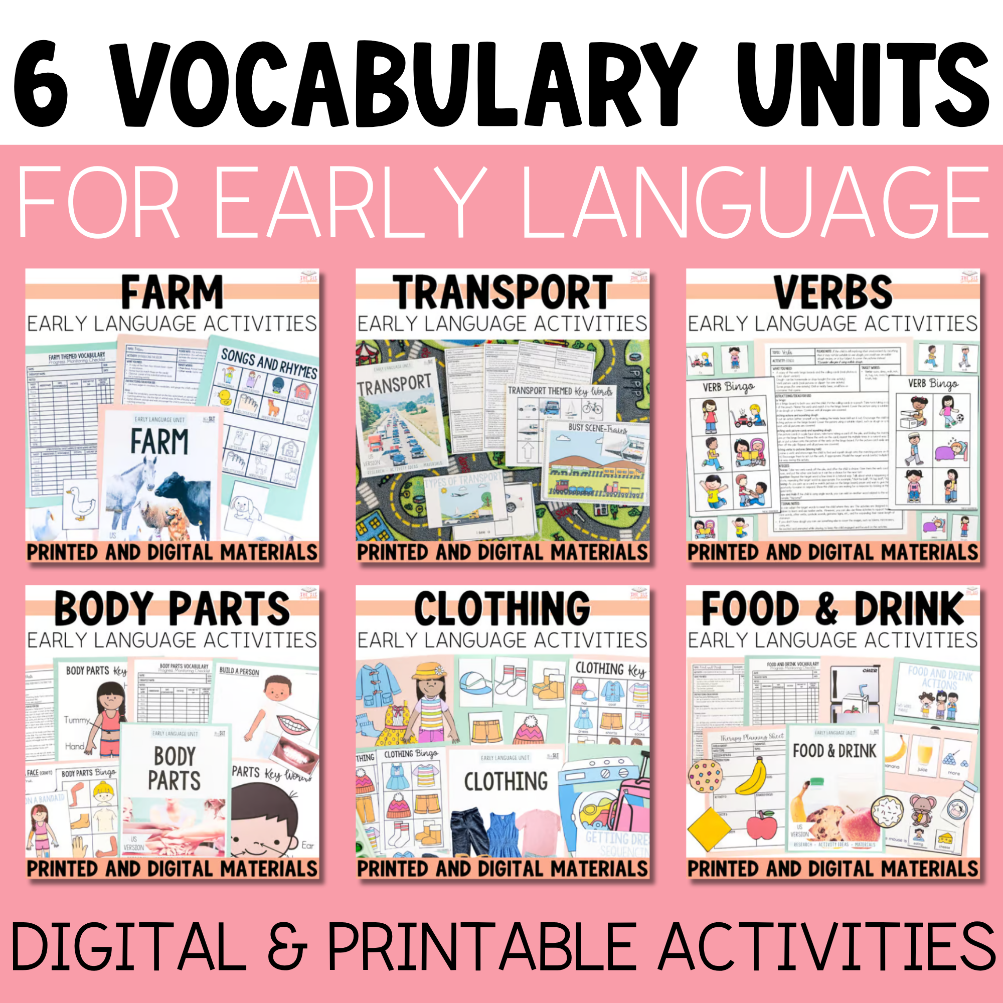 Early Language Bundle Front Cover